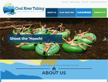 Tablet Screenshot of coolrivertubing.com